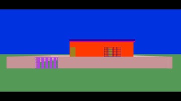 Computer Graphics 3D House using OpenGL in CodeBlocks with Source Code || 2018