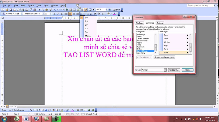 Bài tập tin học văn phòng word 2003 năm 2024