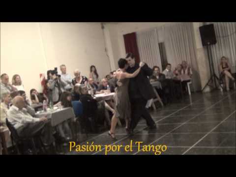 VALENTINA REY y DAVID LEDESMA Bailando el Tango INDIO MANSO en FLOREAL MILONGA
