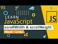 JavaScript scrollWidth & scrollHeight Tutorial in Hindi / Urdu