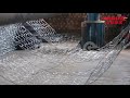 Gabion fence production process