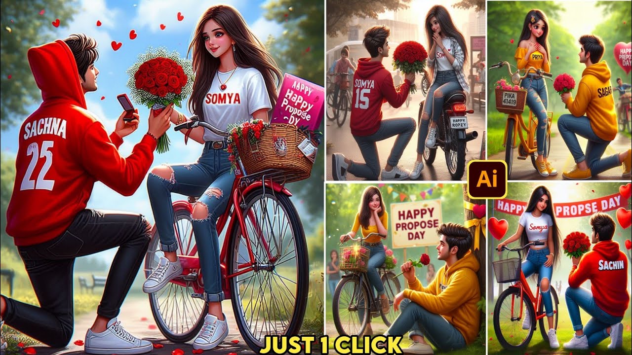 How To Create 3D Ai Happy Propose Day Image 2024 | Happy Propose Day Images | Bing Image Creator