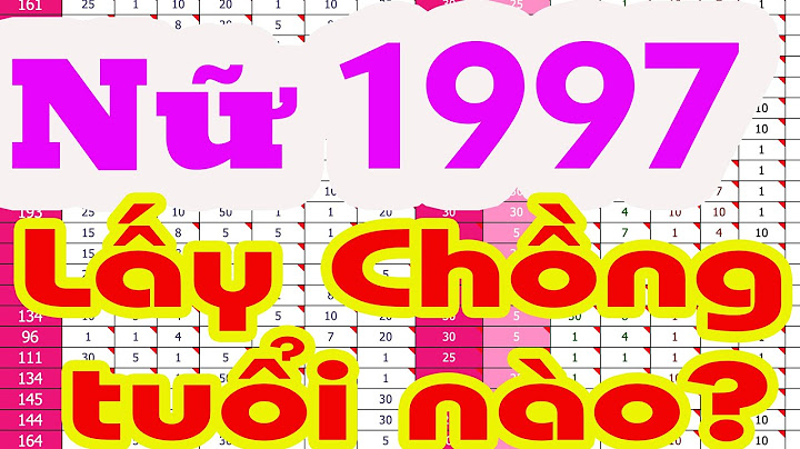 Con gái sinh năm 1997 hợp với tuổi nào