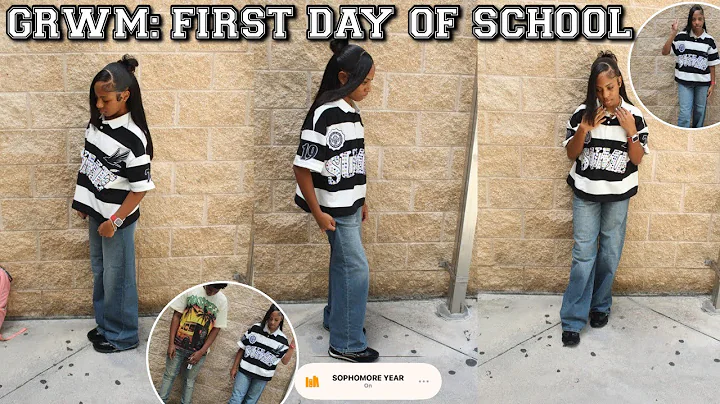 GRWM: FIRST DAY OF SCHOOL + VLOG *sophomore year* 2025 |CayyAaliyah