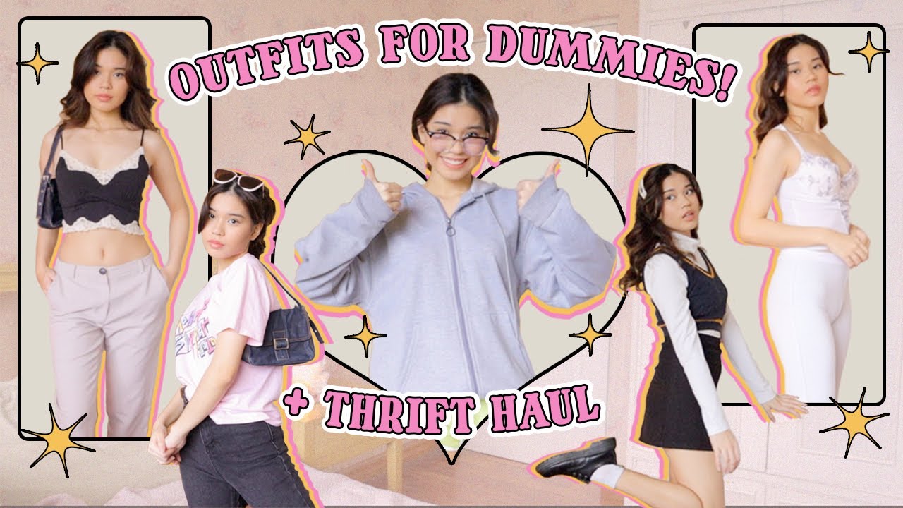 OUTFIT IDEAS FOR DUMMIES + a TRY-ON ONLINE THRIFT HAUL!! ✨ - download from YouTube for free