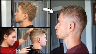How to cut men's hair using clippers and scissors | fade diy