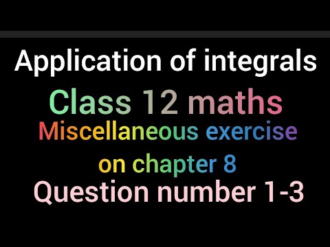 Application of integrals