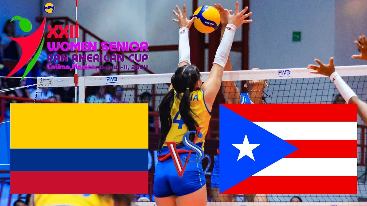 🇵🇷 Puerto Rico vs Colombia 🇨🇴 SemiFinal Copa Panamericana de Voleibol Femenino de Mayores 2025