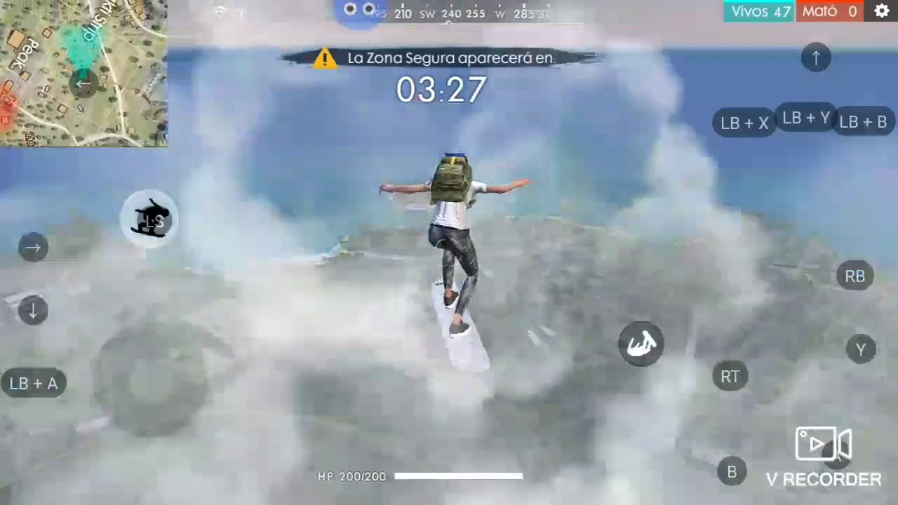 Jugando free fire con yoistic