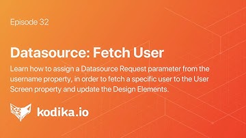 32-Datasource: Fetch User | Kodika iOS App Builder