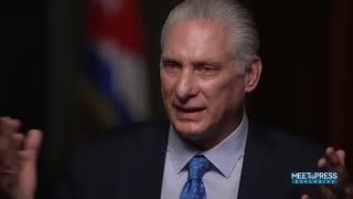Cuba President Claps Back On Kristen Welker On Meet the Press