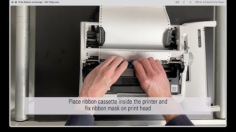 Tally Dascom 114x Ribbon exchange