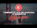 Cinematic color grading  in kinemaster  like a pro  team25 studio  harman dhaliwal