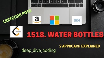 Water Bottles | LeetCode 1518 | Math | 2 Approach Explained