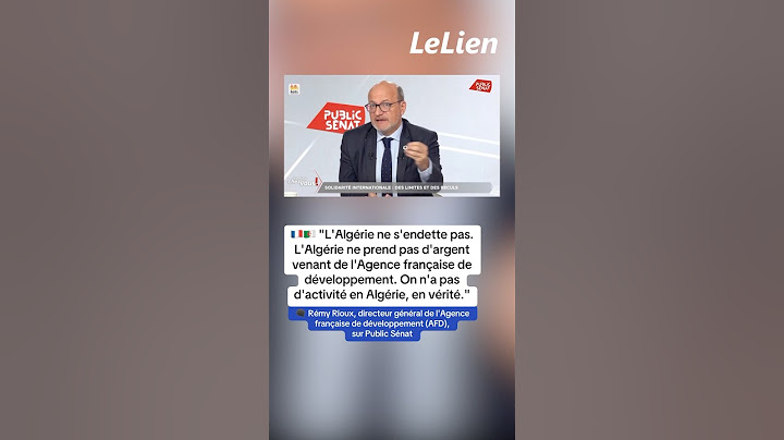 "Algeria is not in debt. Algeria is not taking money from the French Agency." #france