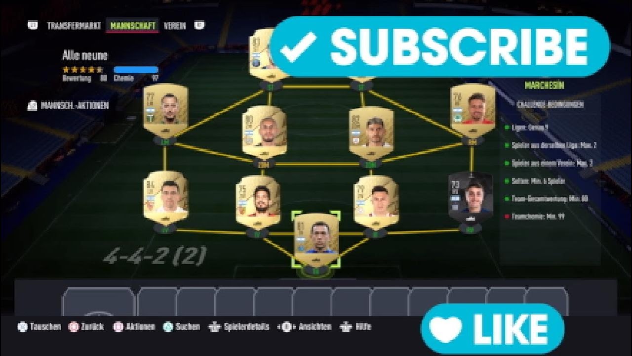 FIFA 22 HYBRID LIGEN ALLE NEUNE LÖSUNG SBC YouTube