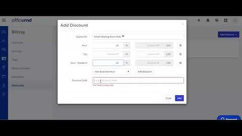 Rate Discounts In OfficeRnD
