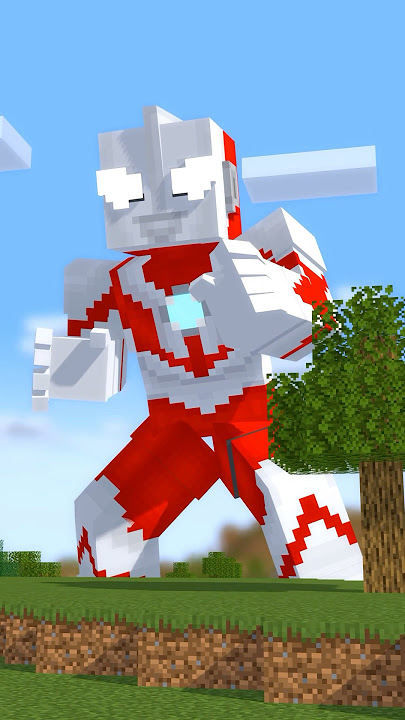 Ultraman in Minecraft !