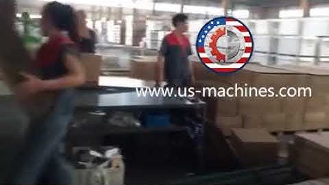 Big large size carton box case forming erecting  machine automatic empty box making equipment