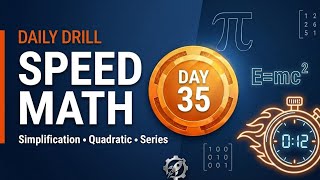 Speed Math Tricks for Bank Exams (Day 35)| Simplification & Quadratic Equations | SBI, IBPS PO 2026
