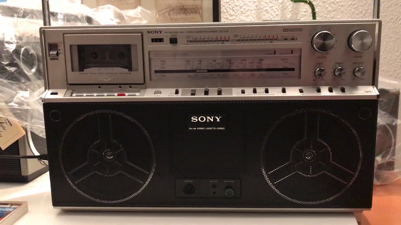 SONY CFS-67 VINTAGE boombox radio ghettoblaster 80s rétro EUR 58,31