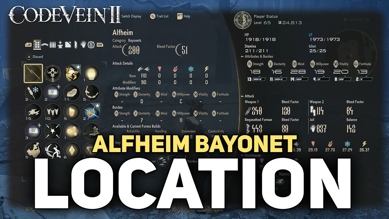 Code Vein 2 - How To Get The Alfheim Weapon