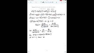 Section 6.2: Solution of Initial Value Problems (Part 2, Solving Initial Value Problems)