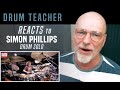 Drum Teacher Reacts to Simon Phillips - Drum Solo