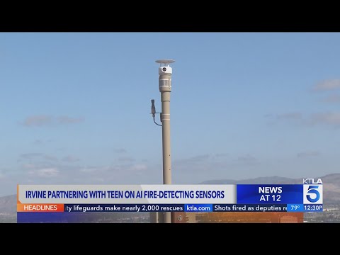 Southern California city partners with teen-founded AI wildfire detection service 