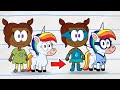 Girl &amp; Unicorn - Superheroes! | Boy &amp; Dragon | Cartoons for Kids | WildBrain Bananas