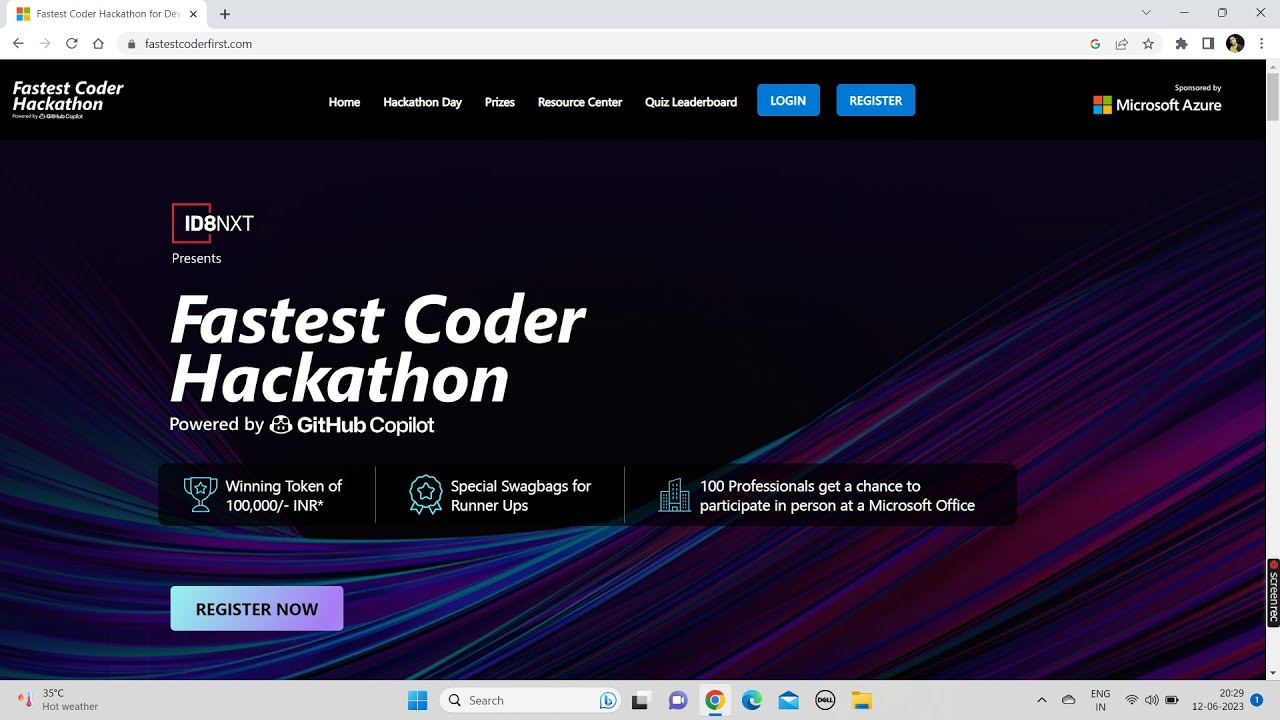 Fastest Coder Hackathon 2023 || Free Microsoft Swagbag & Goodies ...