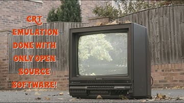 CRT emulation and masking in Kdenlive