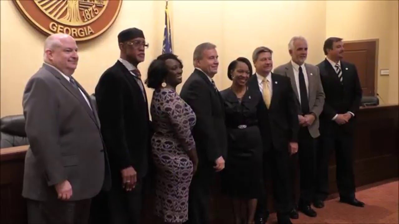 Douglasville USA City Council Oath of Office YouTube