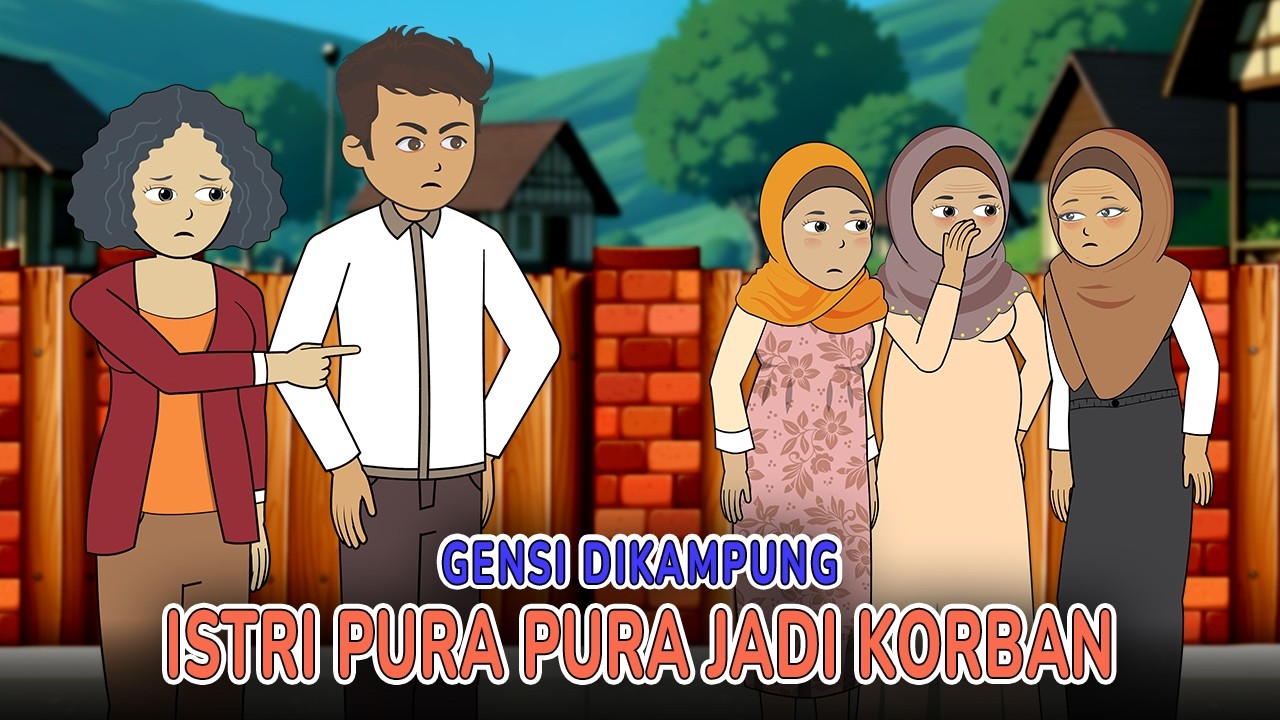Gengsi di Kampung, Istri Pura-Pura Jadi Korban, Suami Terjerat Utang | Drama Animasi