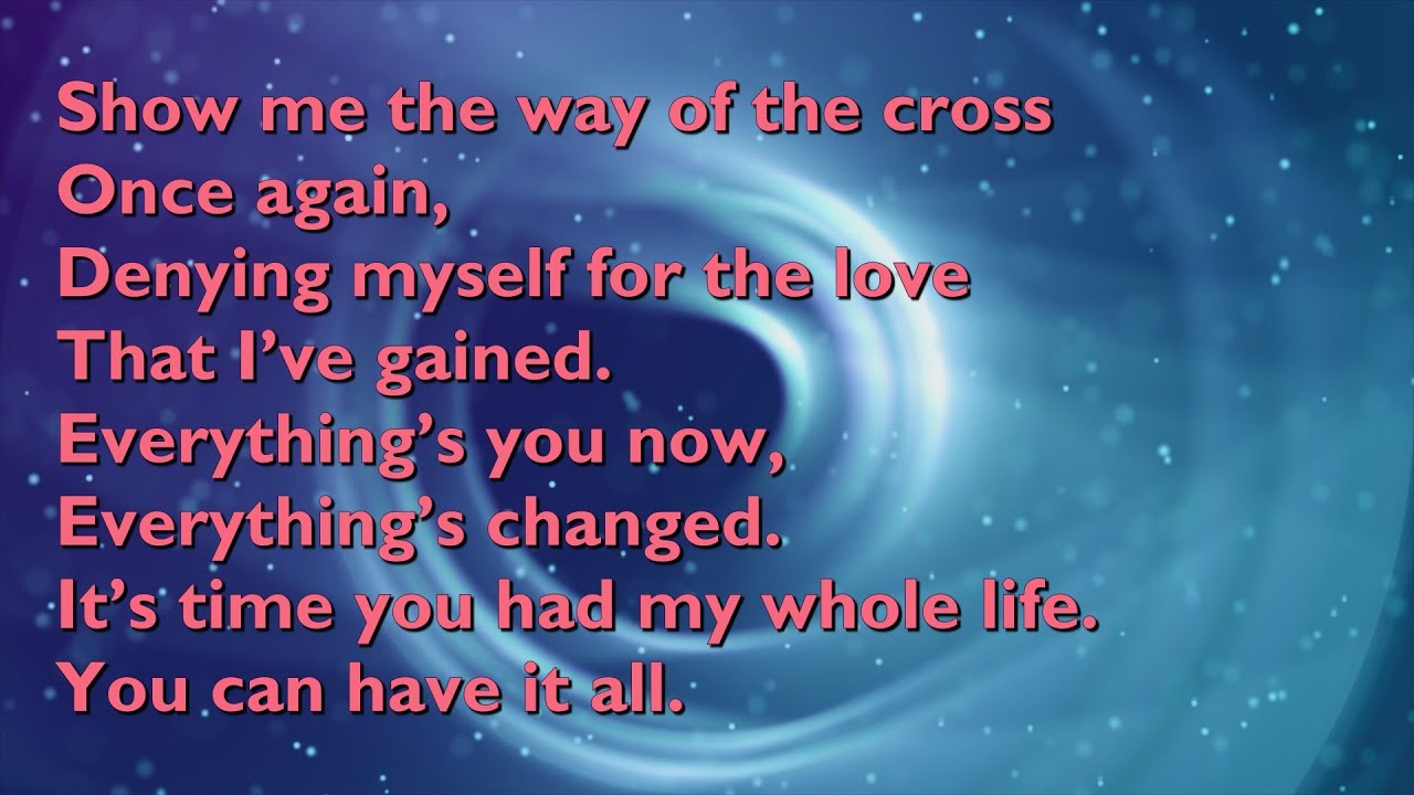 Show Me the Way of the Cross (4vv) [with lyrics for congregations]