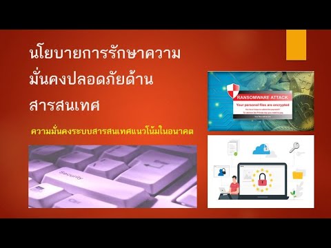 วีดีโอ: แผนการรักษาความปลอดภัยของระบบคืออะไร?