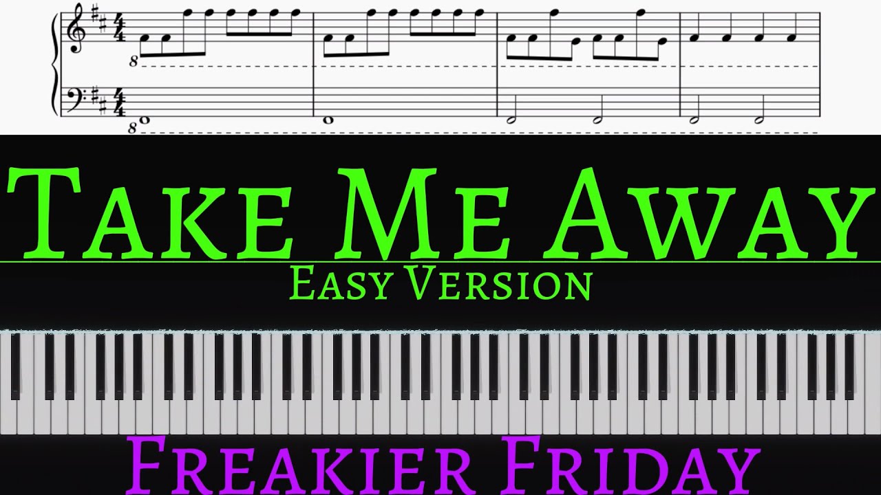 Christina Vidal Mitchell - Take Me Away (From Freakier Friday) | EASY piano cover by Pianotato