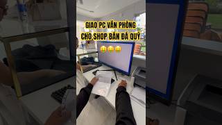 Giao lắp setup PC làm việc Văn Phòng với i3-12100 / H610M MSI / MÀN 32INCH 2K #pcgaming #maytinh #pc