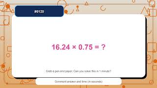 120 | Decimal Practice | Quick Math