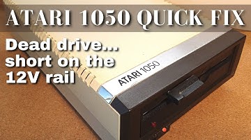 Atari 1050 disk drive: quick fix