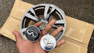 Best Center Caps for the Gray Infiniti Accessory Wheels. Black or Silver?