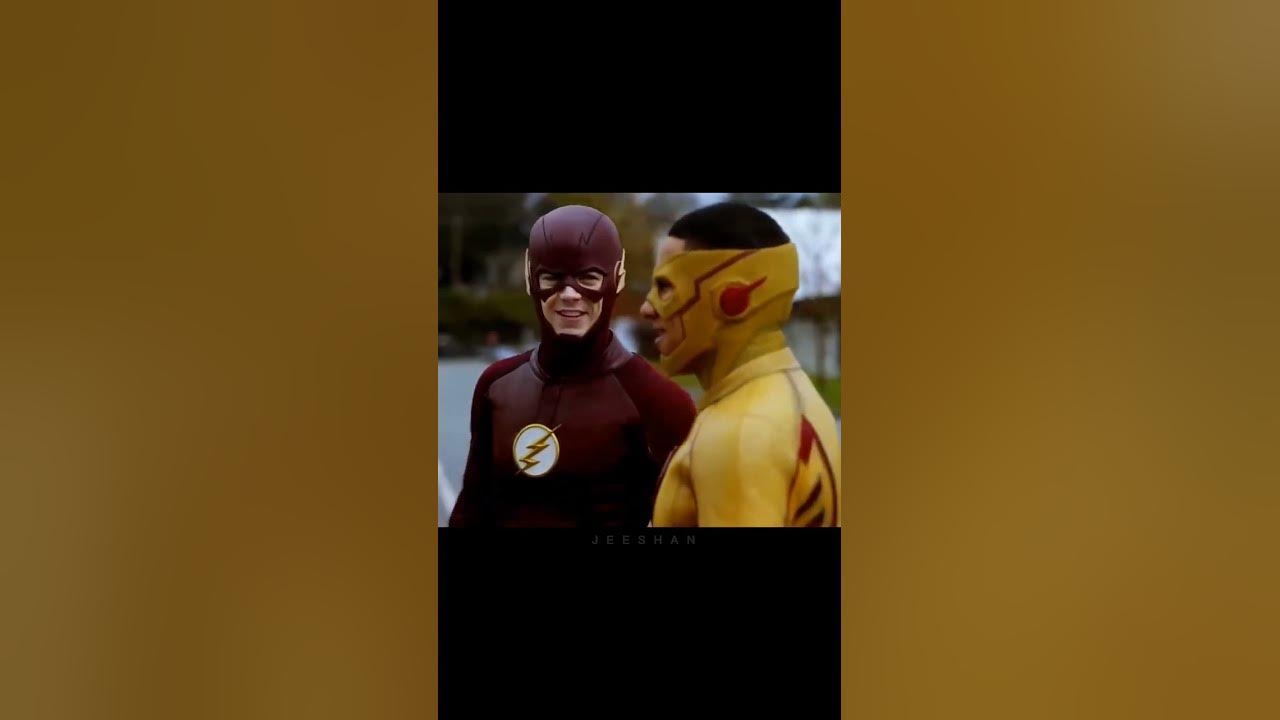 The Flash Vs Kid Flash race #anime #edit #flash #wallywest #comics #dceu #dccomics #dc #marvel