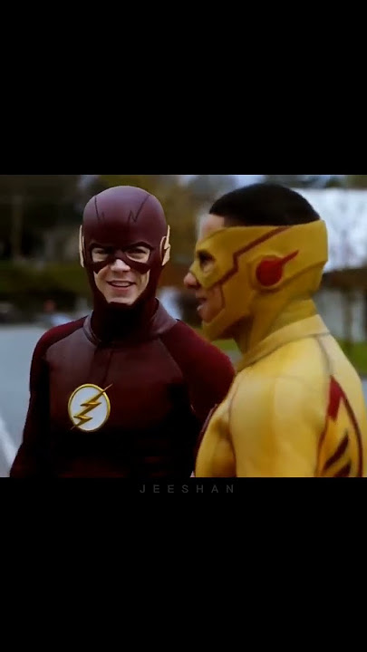The Flash Vs Kid Flash race #anime #edit #flash #wallywest #comics #dceu #dccomics #dc #marvel