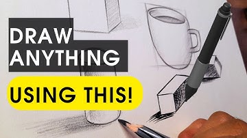 How to draw Anything Using Simple Shapes | TIPS to help you draw better |Learn to draw for beginners