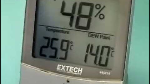 EXTECH 445814 HUMIDITY ALERT HYGRO-THERMO