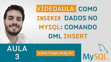 MYSQL AULA 3 - COMO INSERIR DADOS NO MYSQL