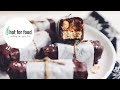 vegan caramel peanut chocolate bars | hot for food