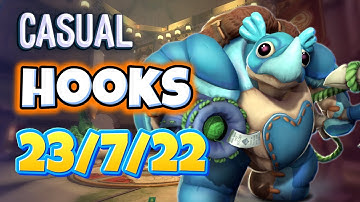 Hot Hooks + 23 Kills MAKOA Gameplay (HALF SHELL) Paladins Casual