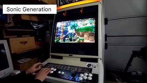 PS3 in an arcade CAB with JVS2X adapter connected to JVS IO Board