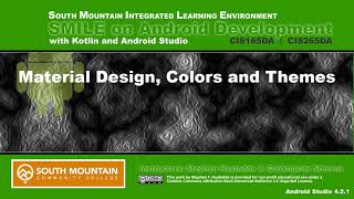 Android 02H - Material Design, Colors and Themes